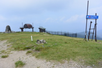 蓬莱山の山頂（標高1173.9m）