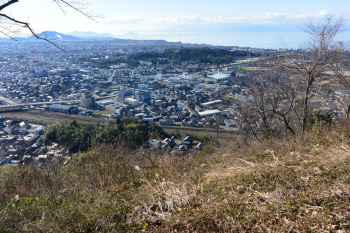 佐和山城跡の眺めです。その１