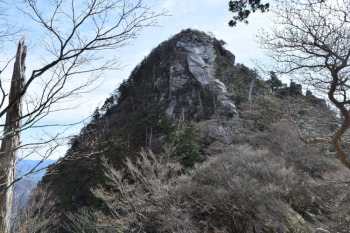 大日岳の岩場