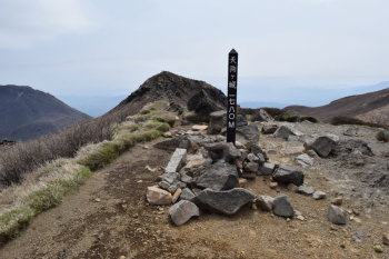 天狗ヶ城の山頂（標高1780m）