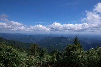 船木山の山頂付近からの眺望