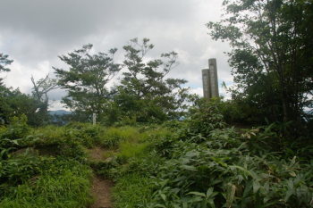 安蔵寺山の山頂（標高1263.2m）