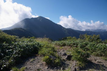 小荒島岳の山頂（標高1186m）