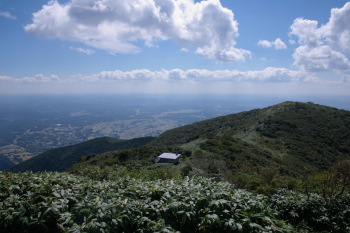 那岐山の眺望