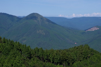 泉山から見た角ヶ仙