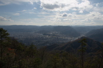 王山展望所からの眺望です。その１
