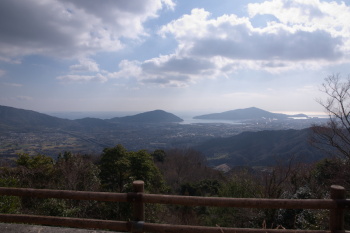 梵字岩前からの眺望