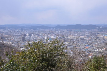 明禅寺城跡からの眺望