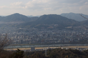 武田山方面の眺望