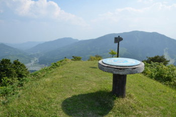 剣山の山頂（標高962m）