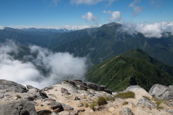 甲斐駒ヶ岳の眺望です。その２