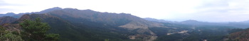 越敷岳からのパノラマ