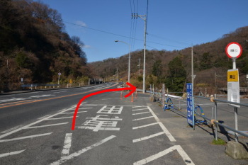 清山のバス停