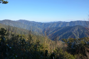 釈迦ケ岳の眺望