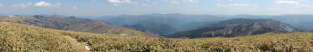 笠取山のパノラマ