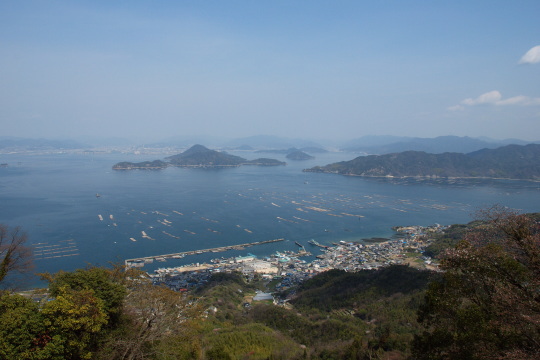 砲台山から広島湾